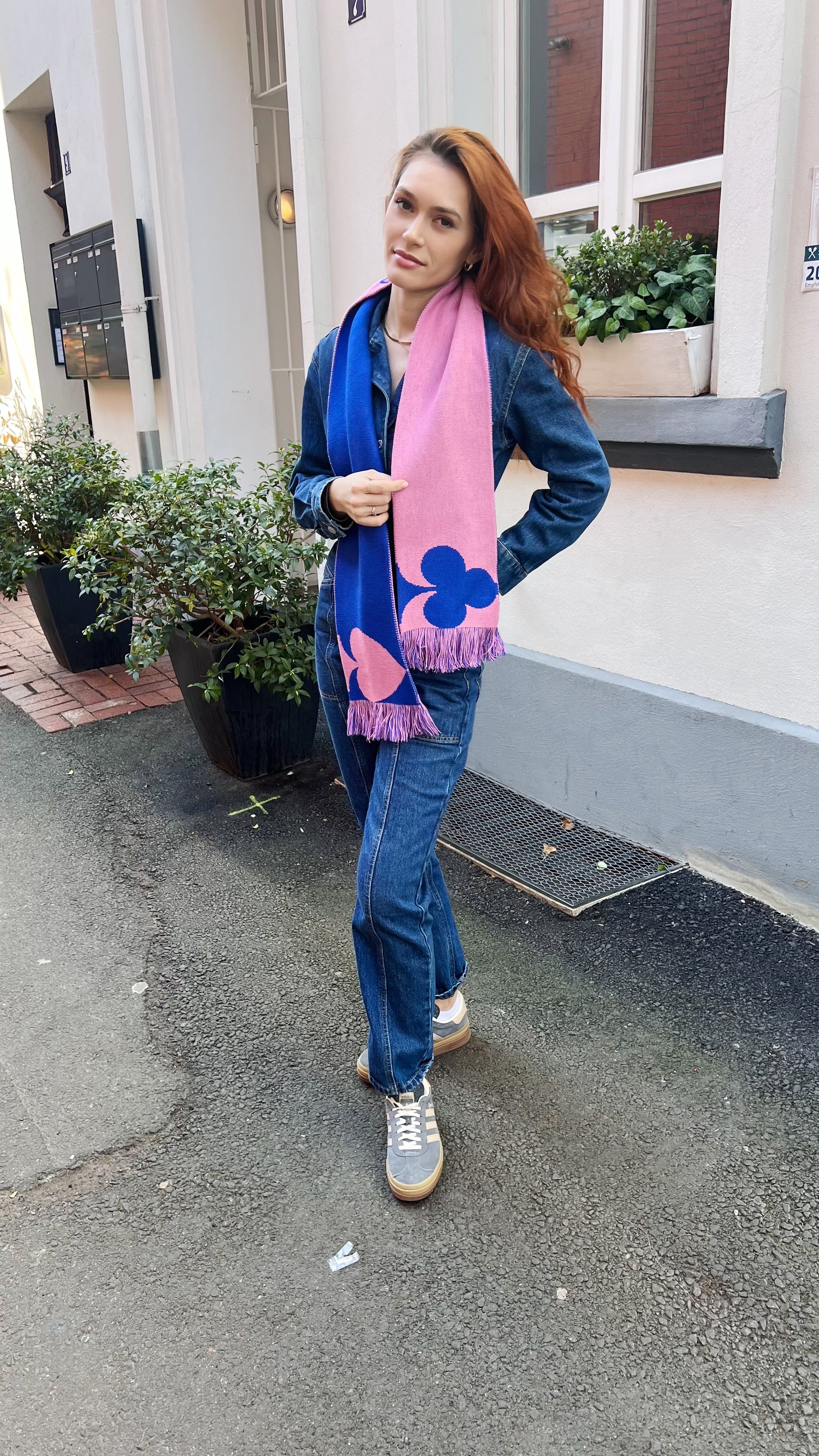 Fan Schal Kaschmir & Kaffee Club