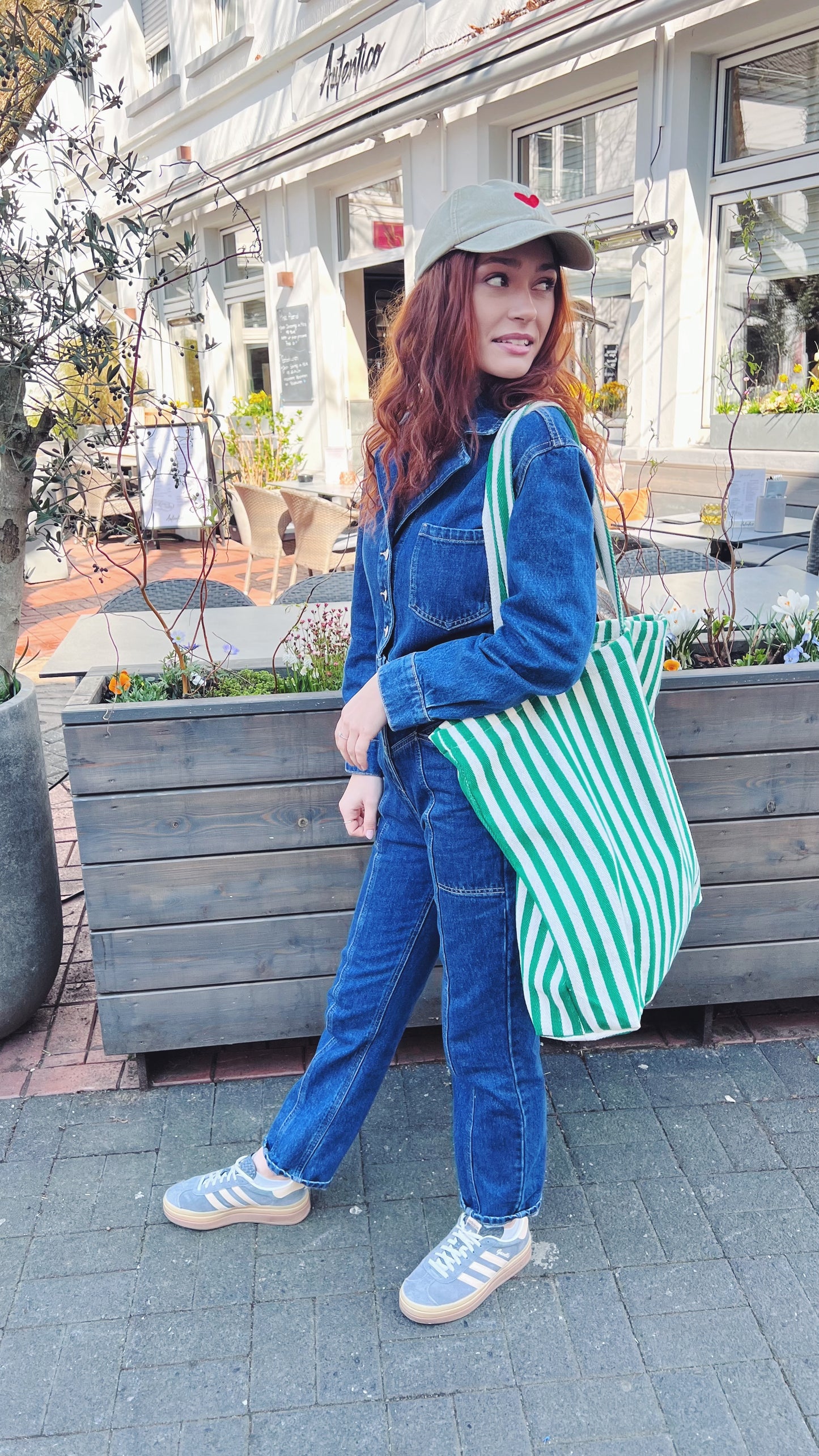 Streifen Tasche