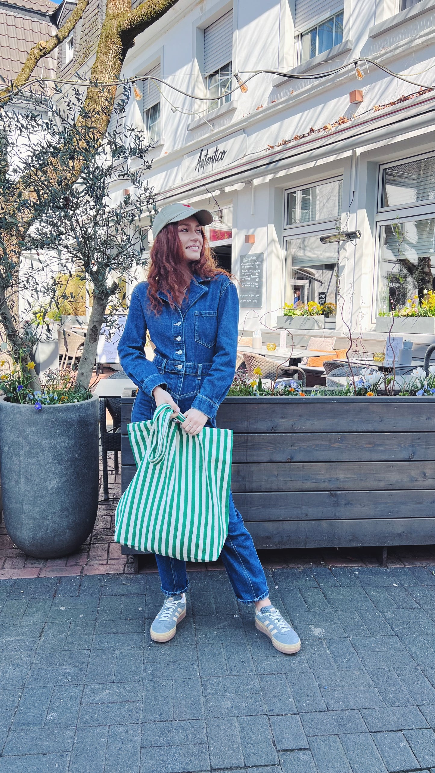 Streifen Tasche
