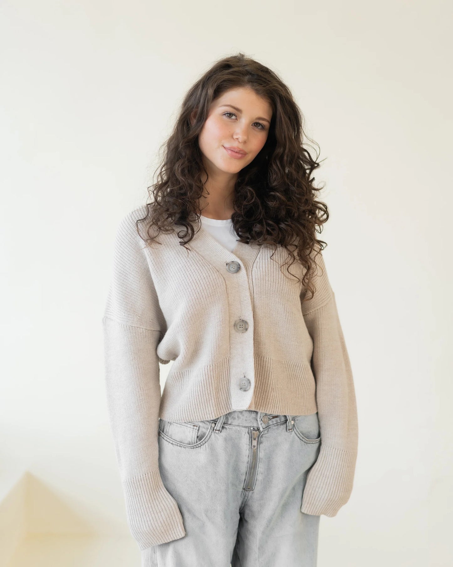 Halfen Grobstrick Cardigan