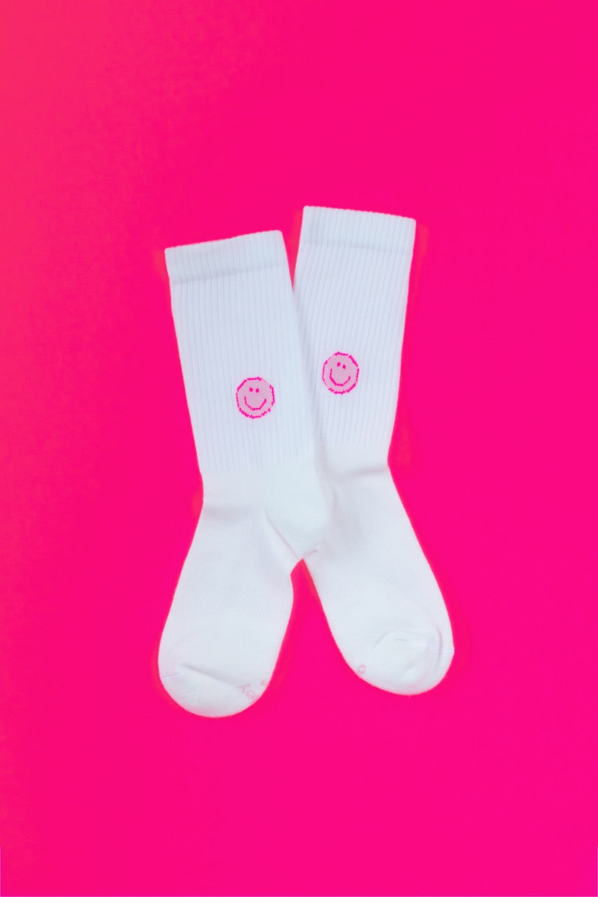 Icon Pink Smile Socken