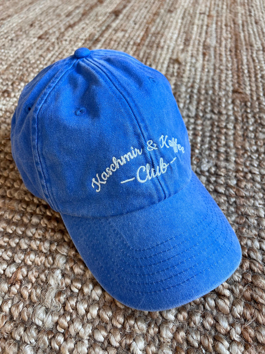 Cap Kaschmir & Kaffee Club Vintage Blau