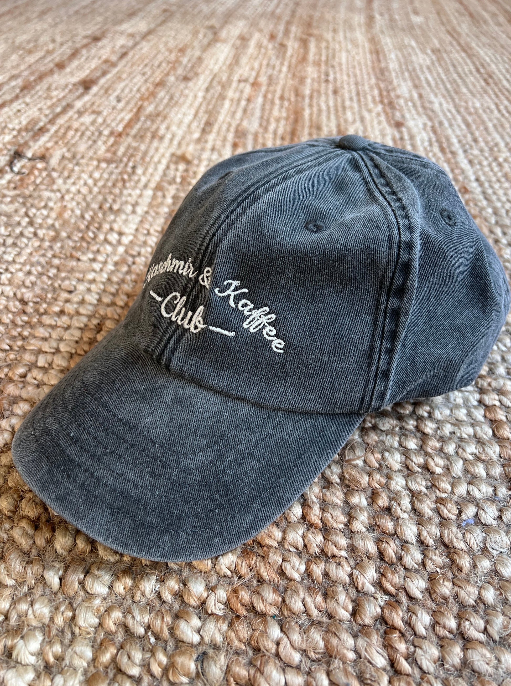 Cap Kaschmir & Kaffee Club Vintage Schwarz