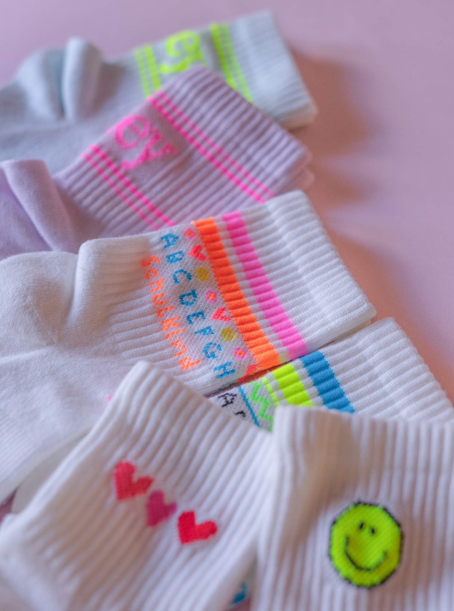 Schulkind NEON Lemon Ooley Kindersocken