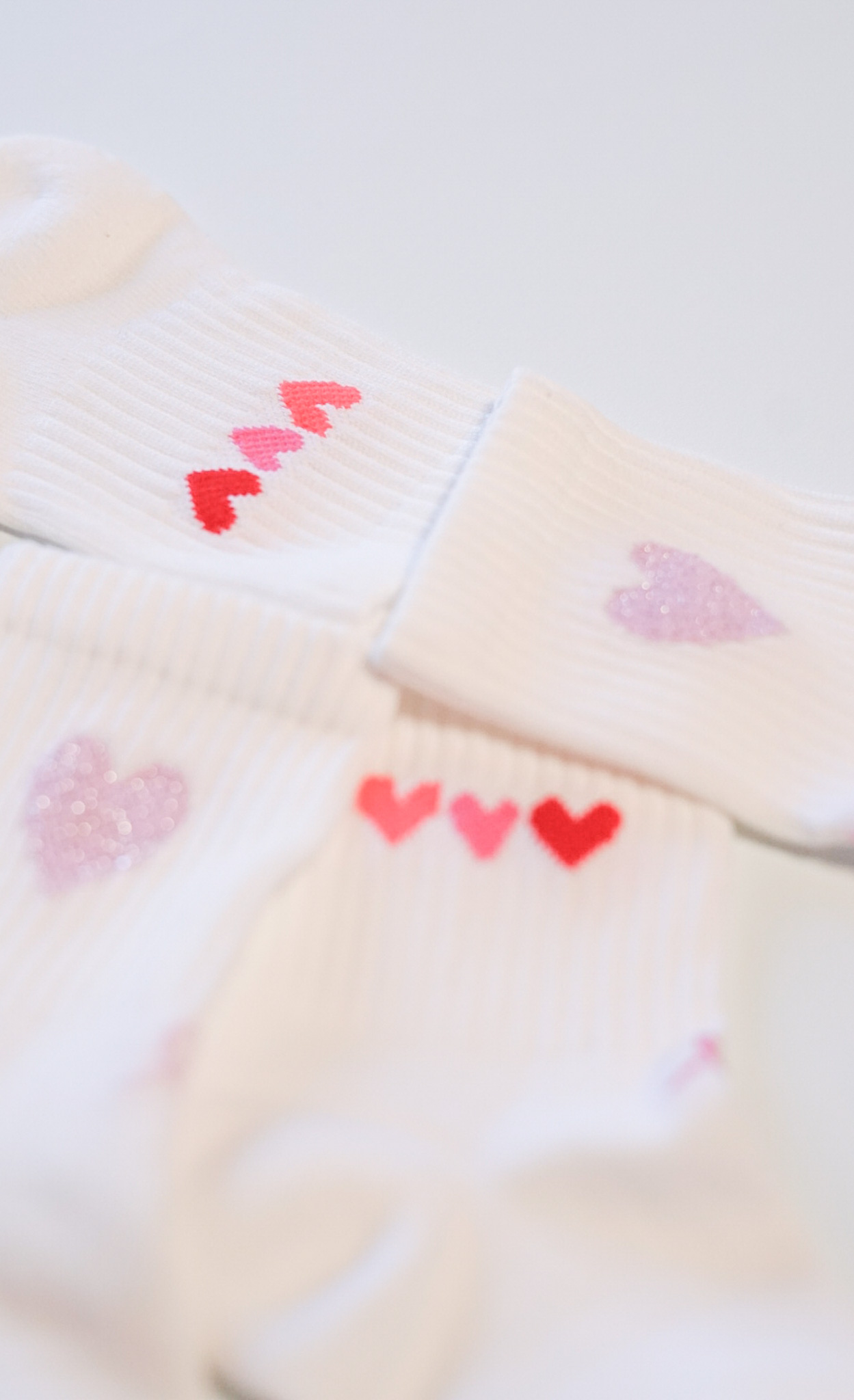 Icons Kids Glitter Love Lilac Ooley Kindersocken