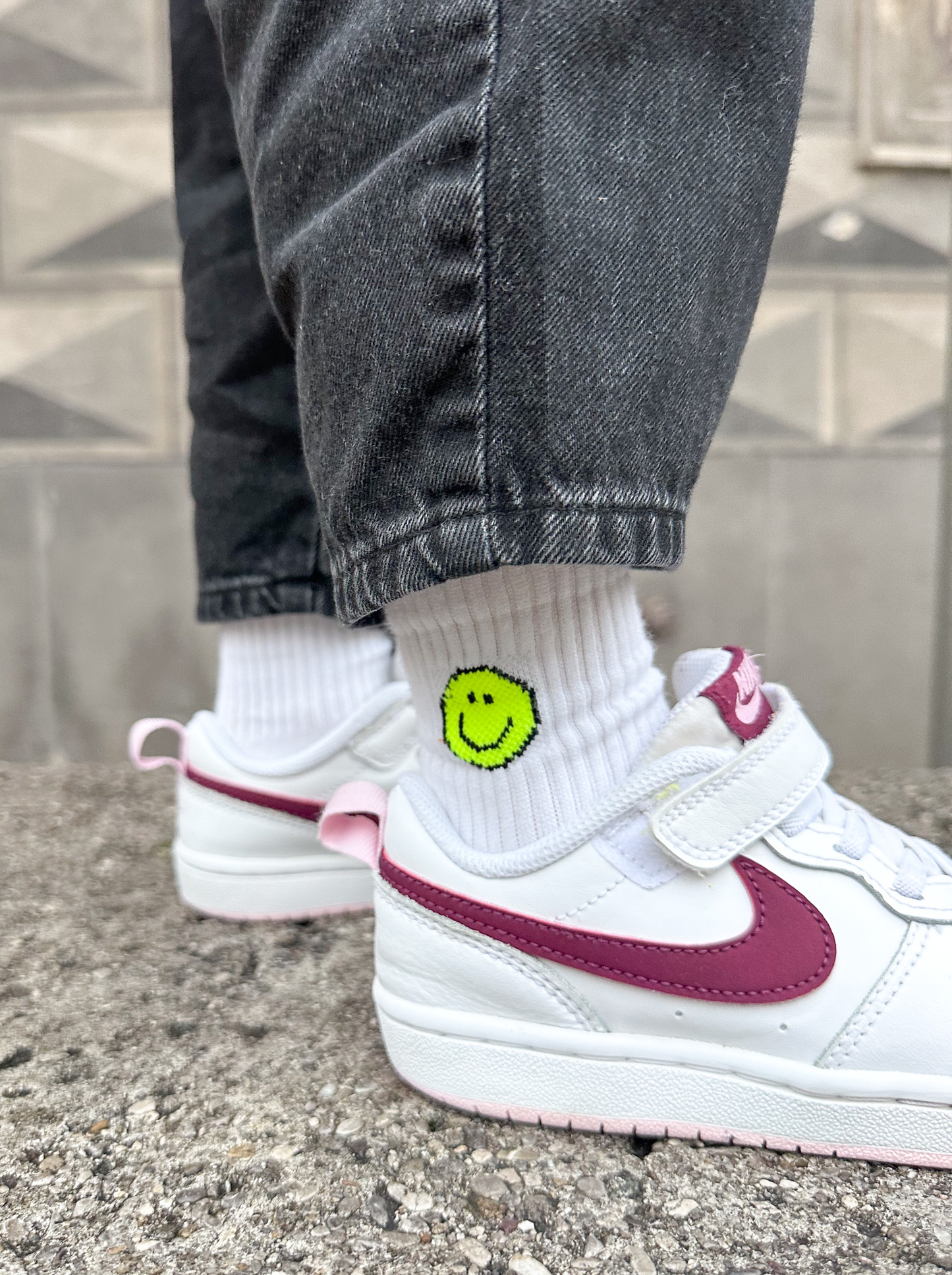 Icons Kids Smile Neon Ooley Kindersocken