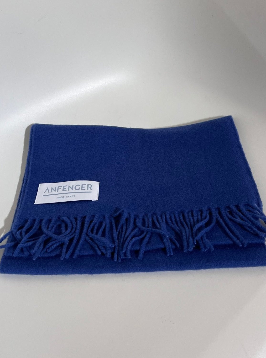 Kaschmirschal Uni - Blau