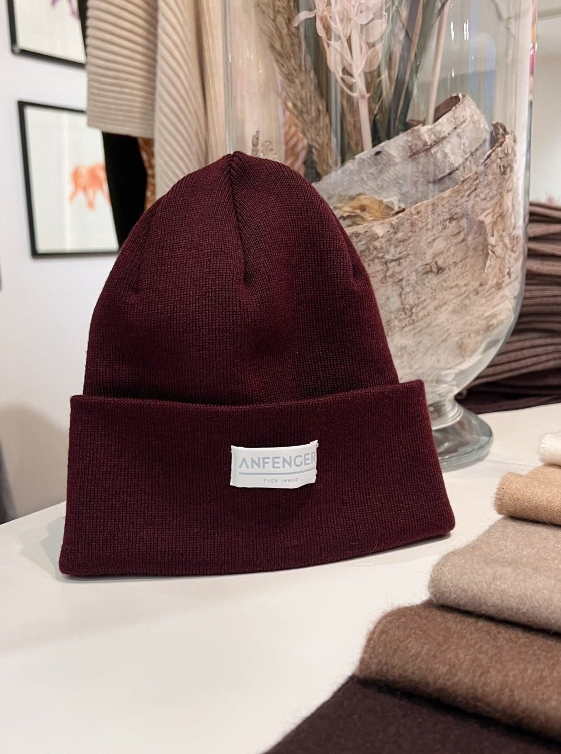 Beanie - Bordeaux - Front