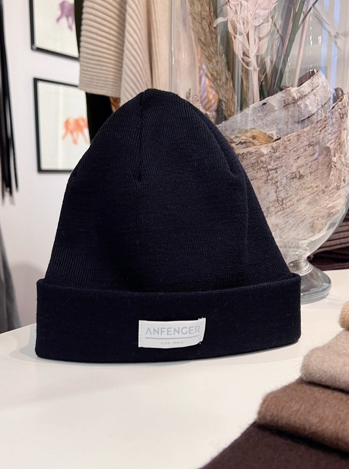 Beanie - Dunkelblau - Front