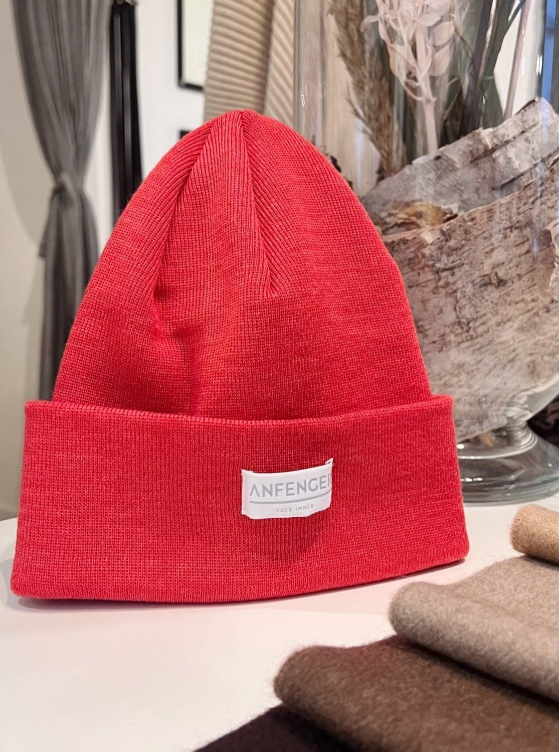 Beanie - Orange - Front