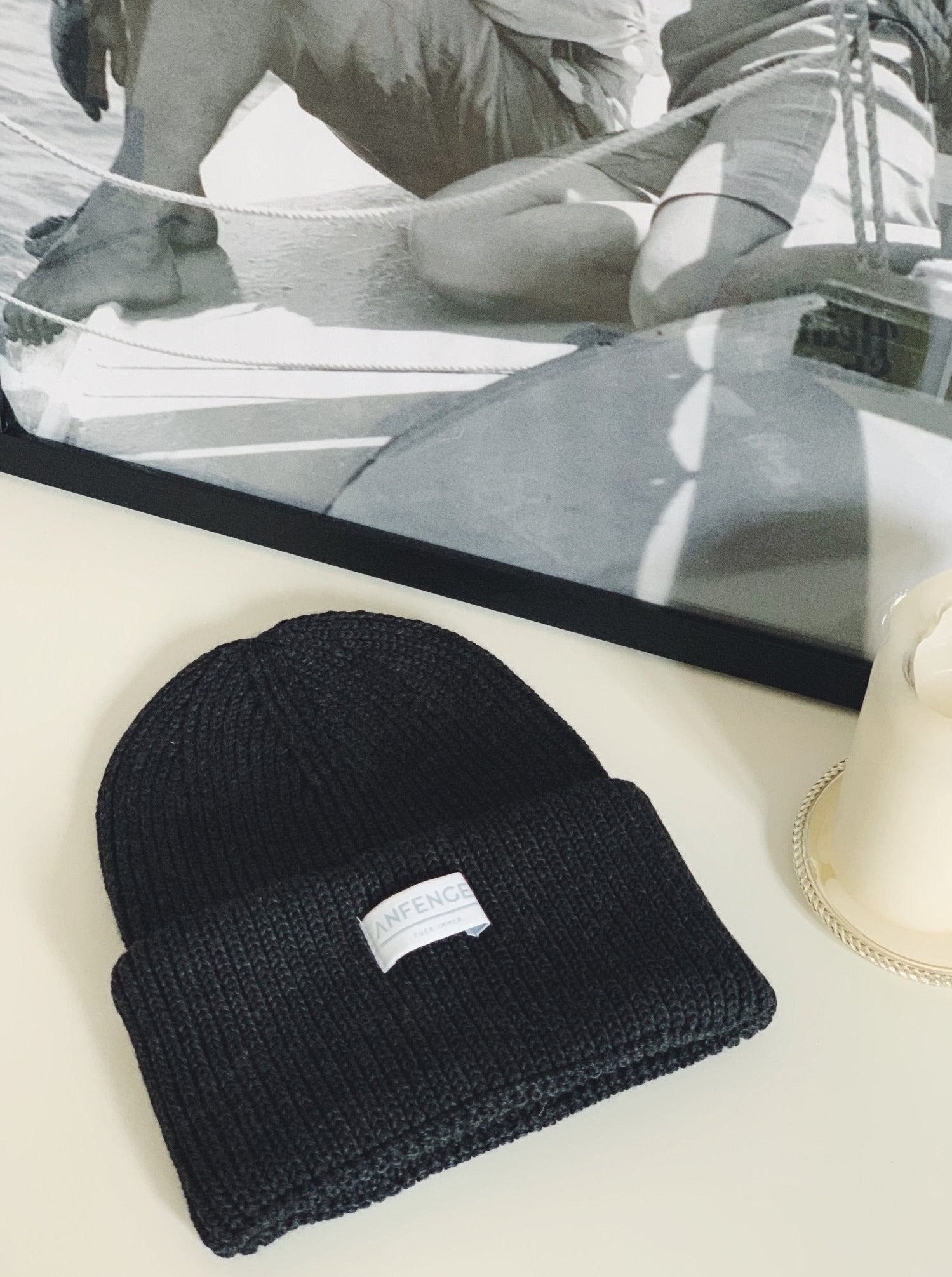 Beanie Maxi - Anthrazit - Front