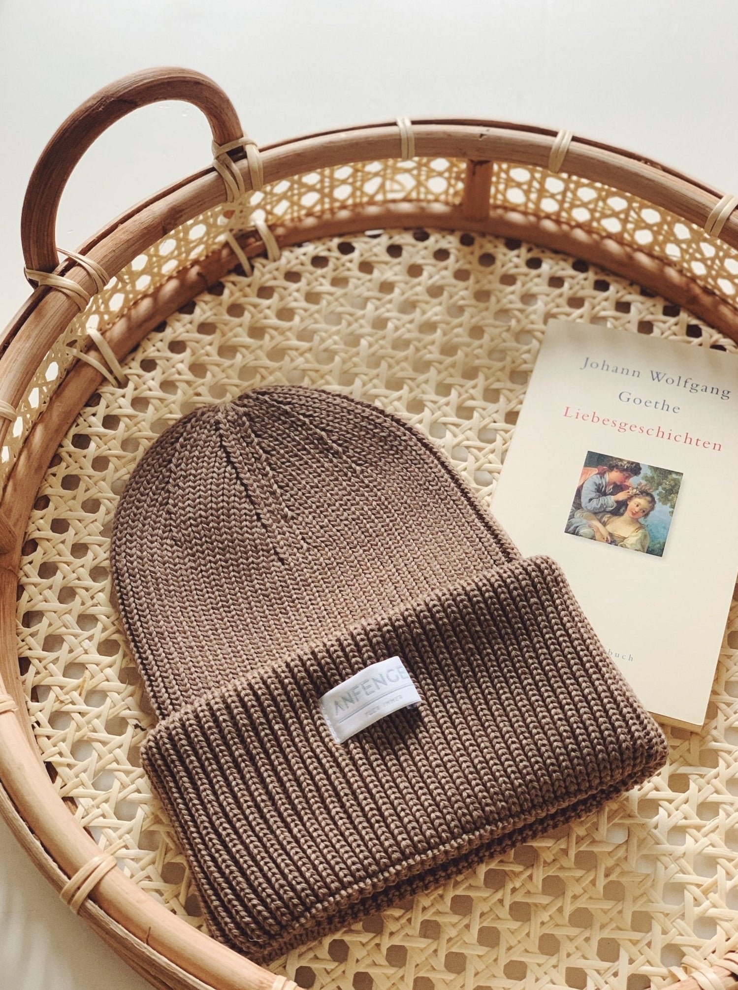 Beanie Maxi - Beige - Front