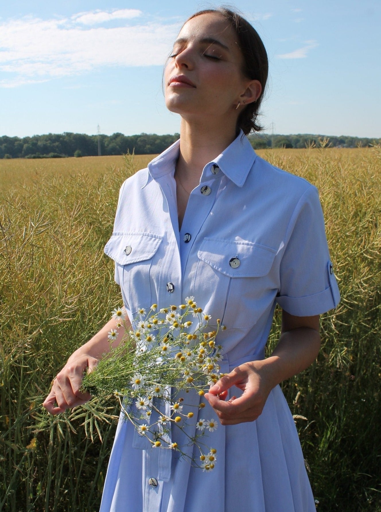 Blusenkleid - Front - Nahaufnahme