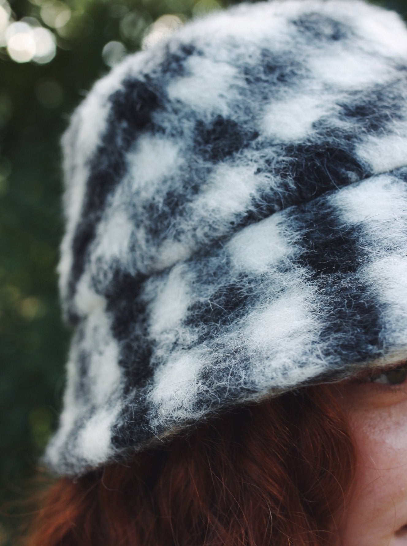 Bucket Hat - Karo - Nahaufnahme