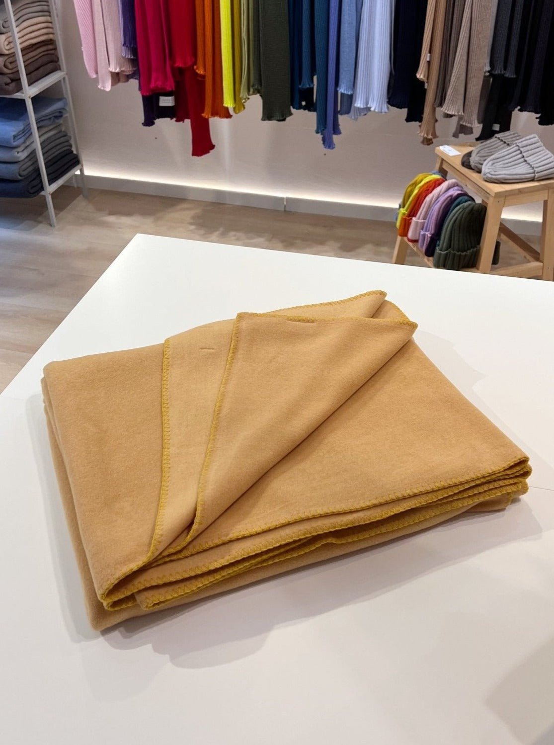 Fleecedecke B2B - Gelb