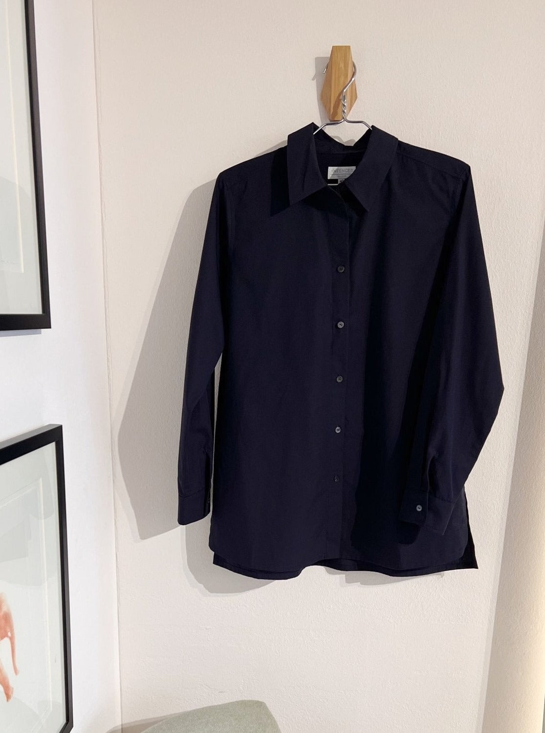 Hemdbluse - Dunkelblau - Front