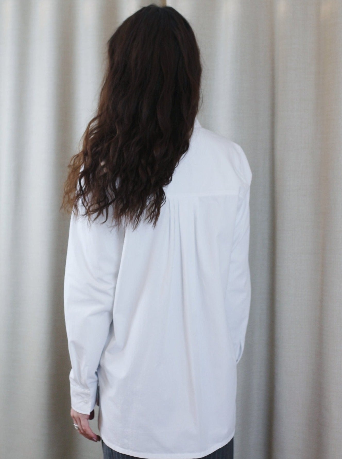 Hemdbluse - Weiß - Rückseite