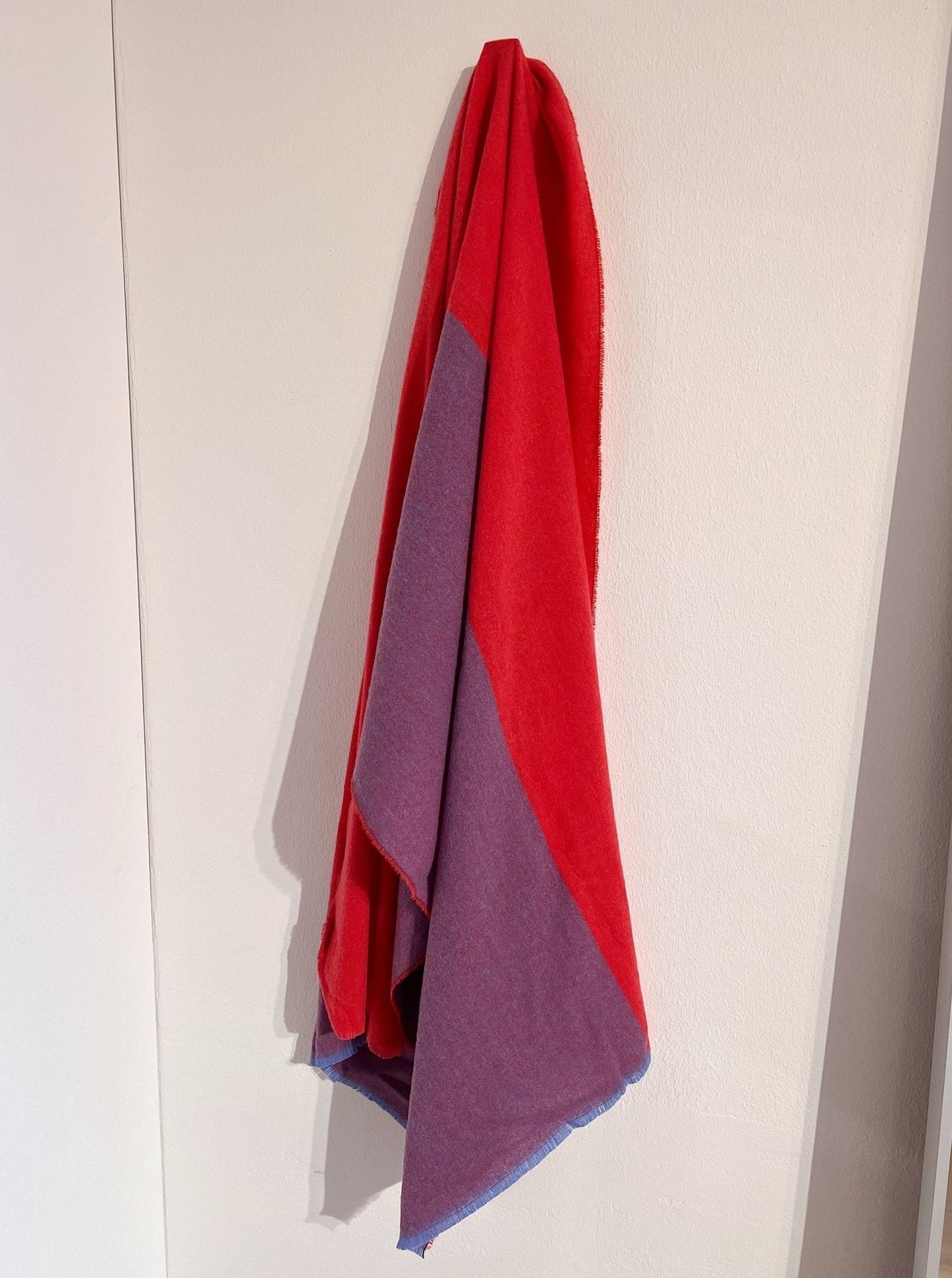 Kaschmir-Wollschal 3.0 - Lila-Orange - Front