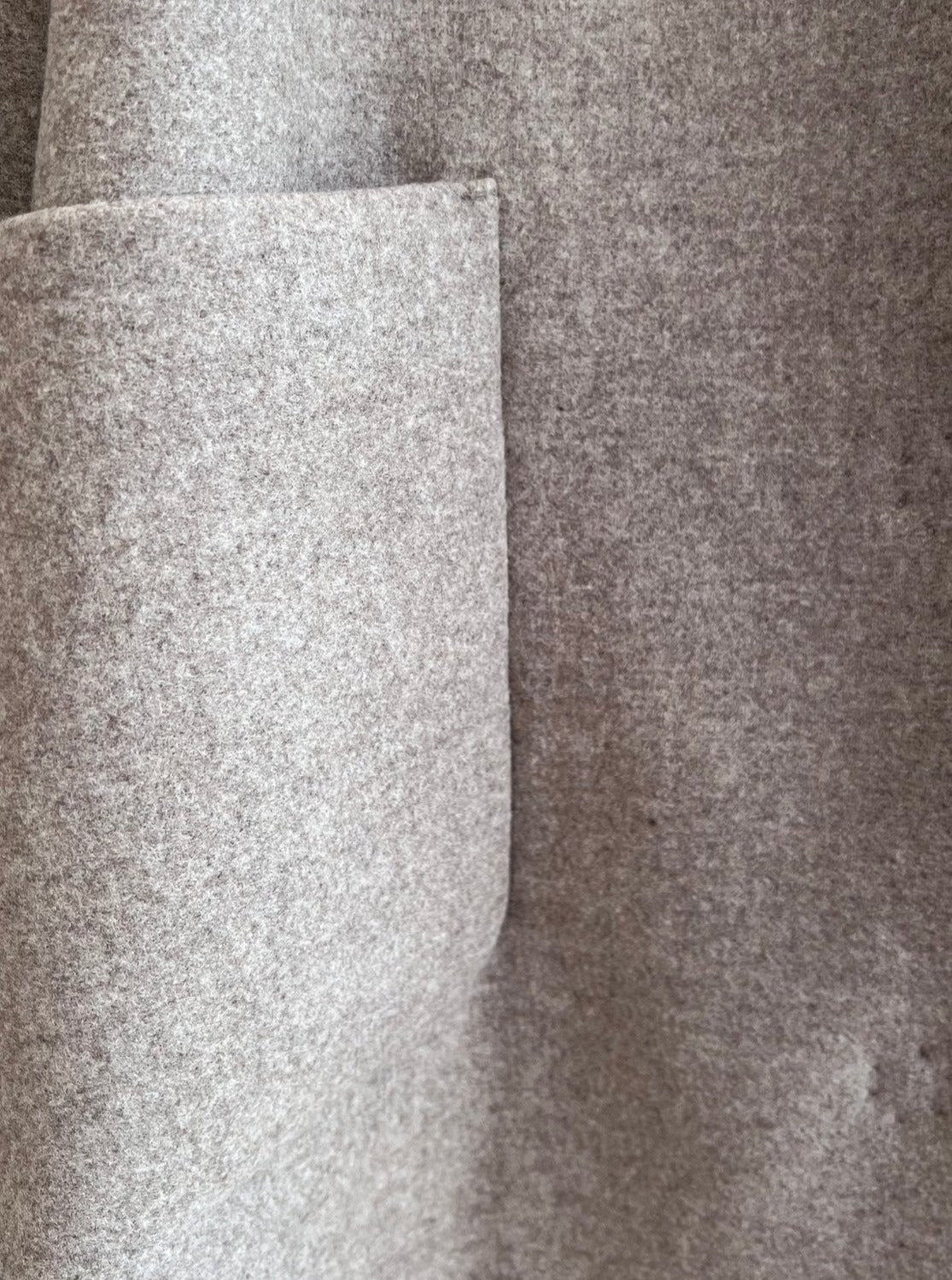 Kaschmirmantel - Beige - Nahaufnahme