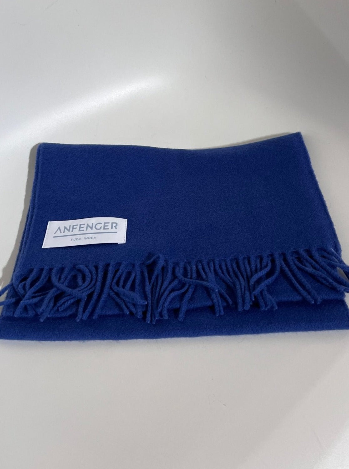 Kaschmirschal Uni B2B - Blau