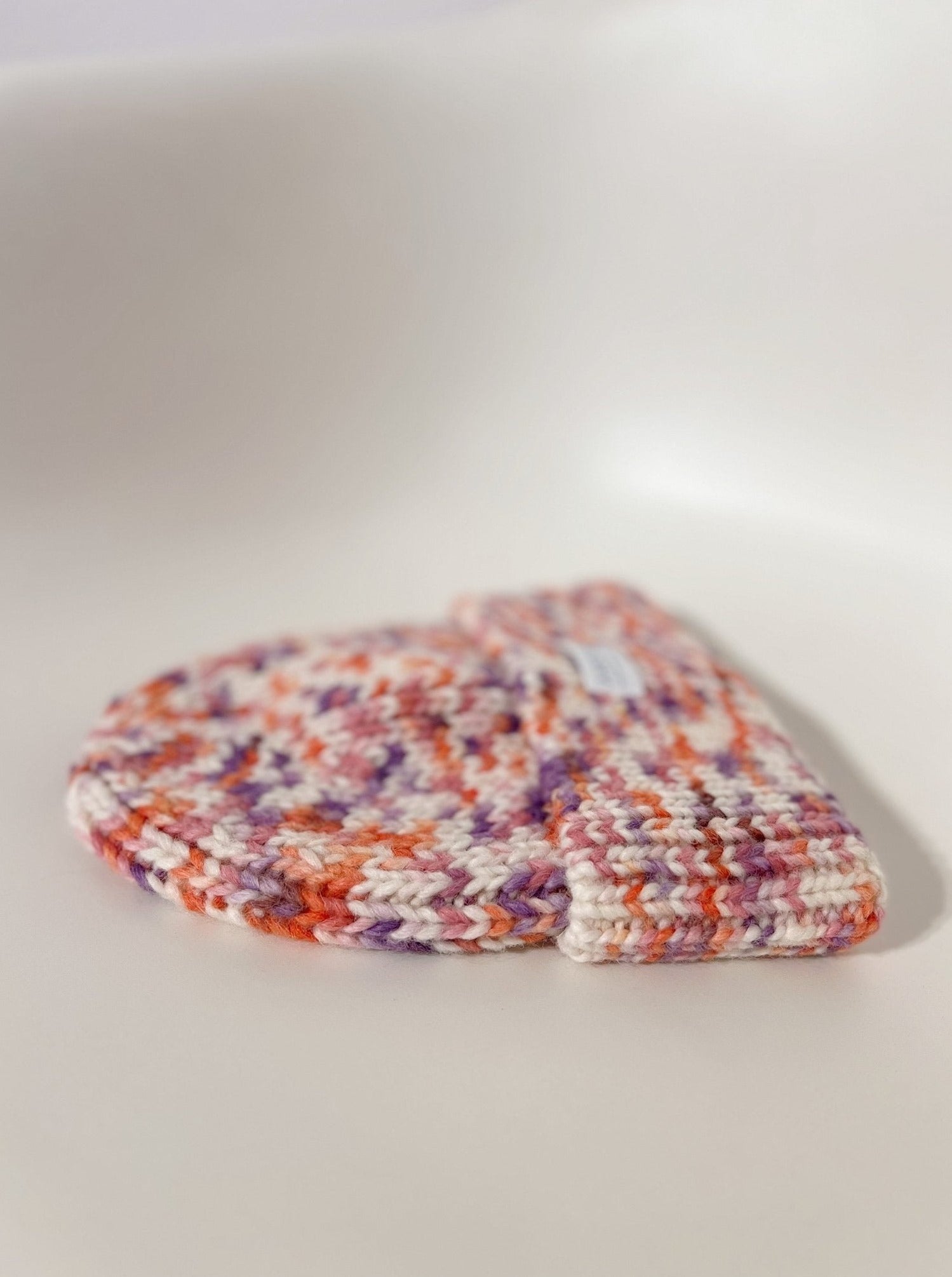 Konfetti Mütze - Rosa/Beige/Lila/Orange - Seite