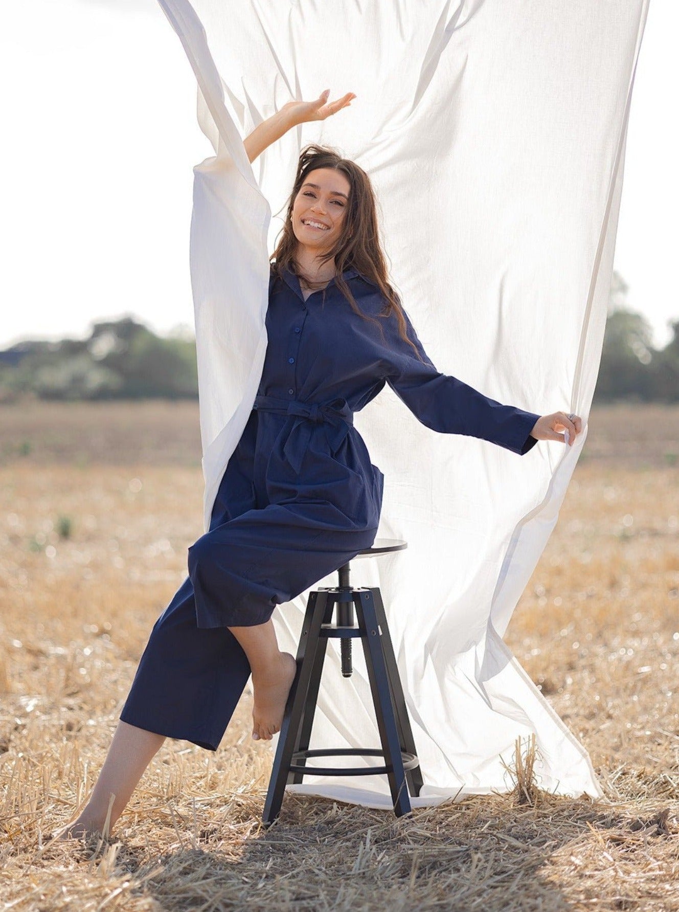 Overall - Blau - Front