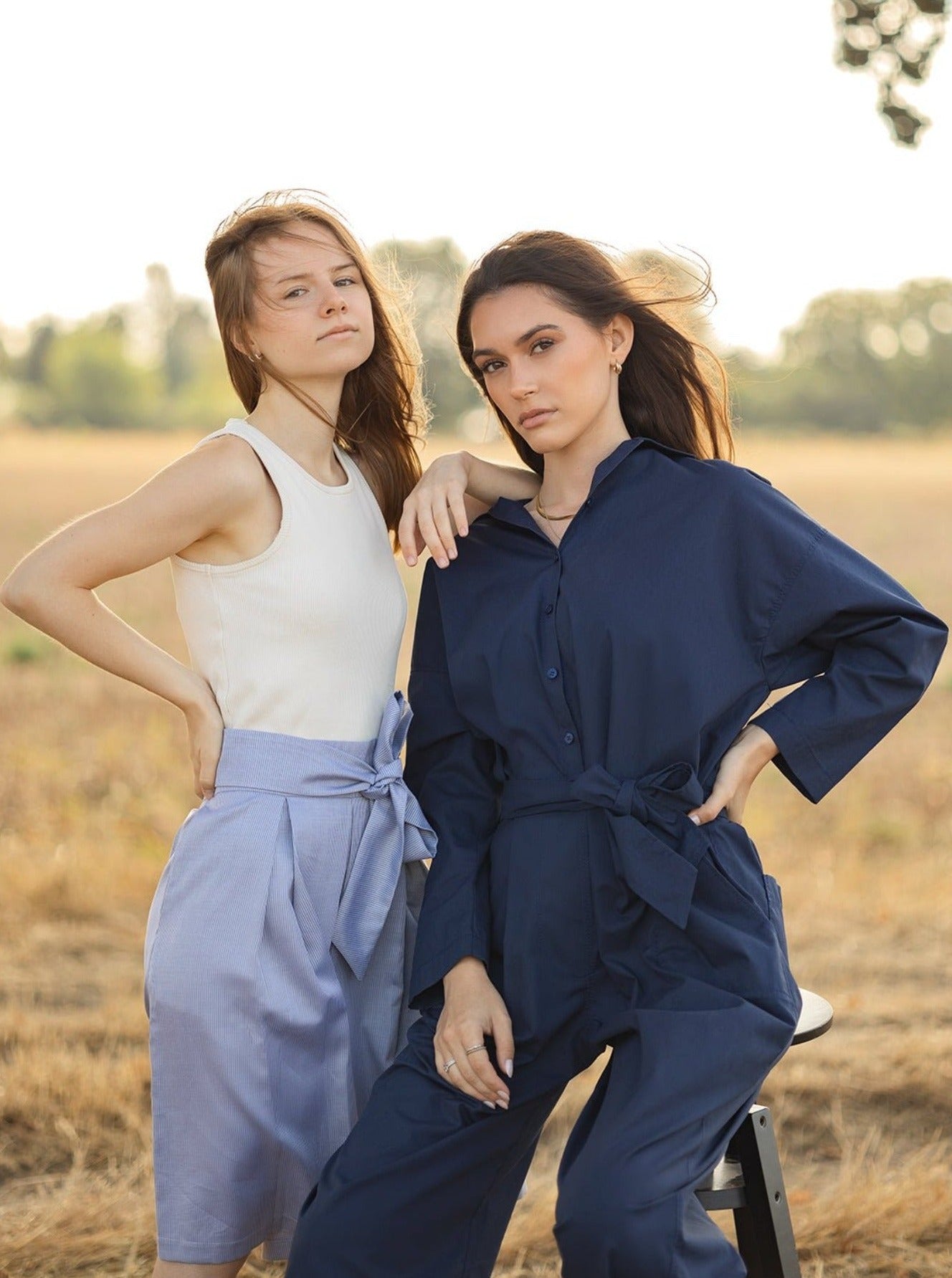 Overall - Blau - Nahaufnahme