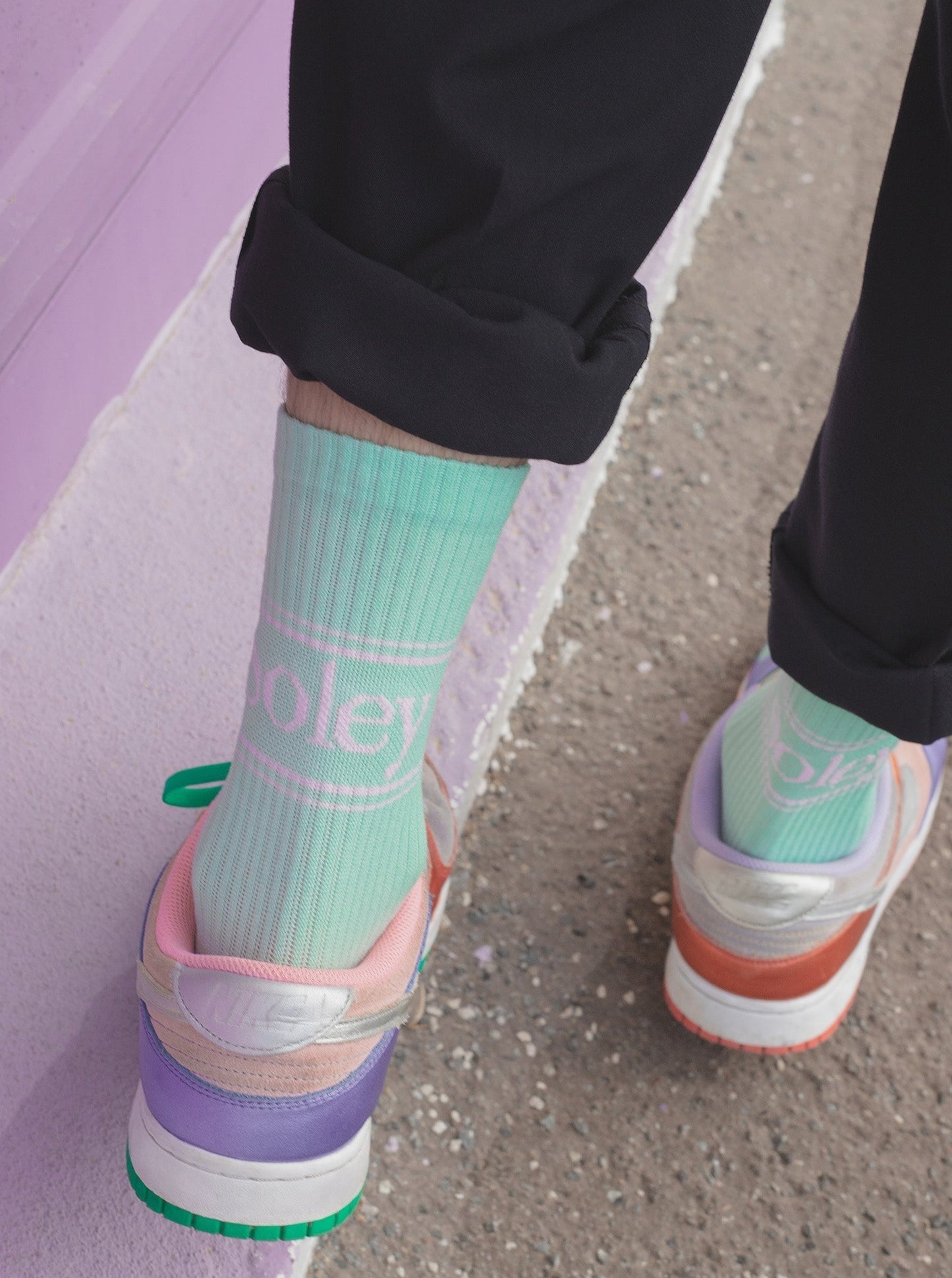 Pastel Socken - Soft Mint