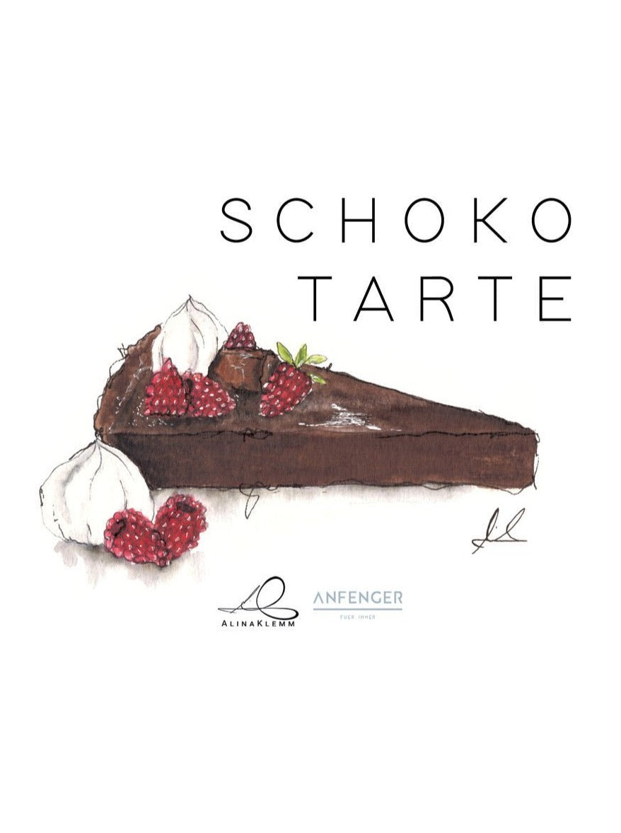 Rezeptkarten - Schokotarte