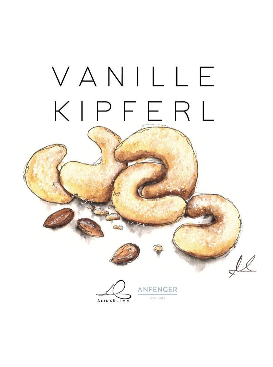 Rezeptkarten - Vanille Kipferl