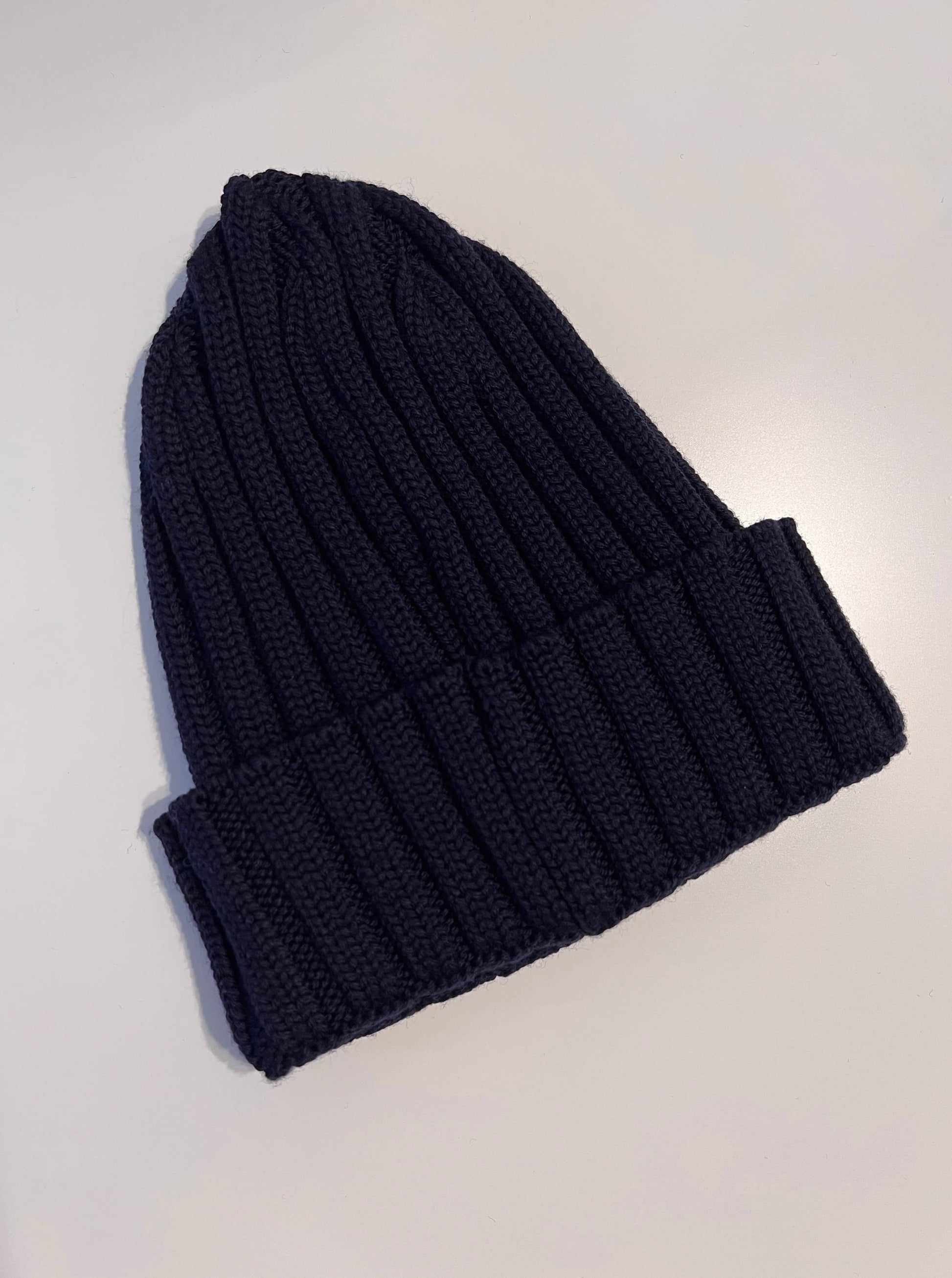 Rippenmütze B2B - Dunkelblau - Front