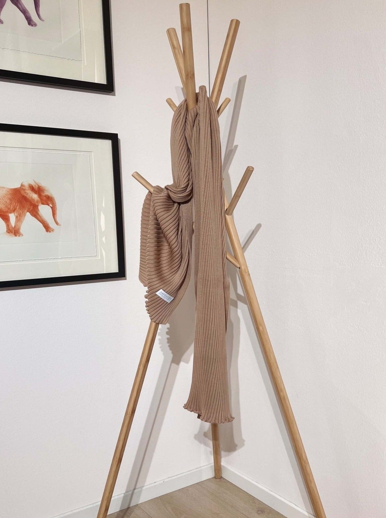 Rippenschal B2B - Camel - Front