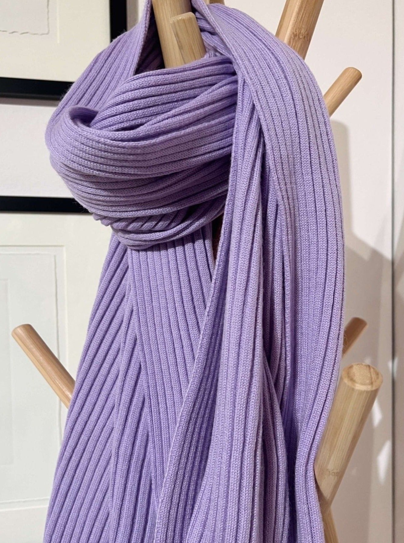 Rippenschal B2B - Flieder - Front