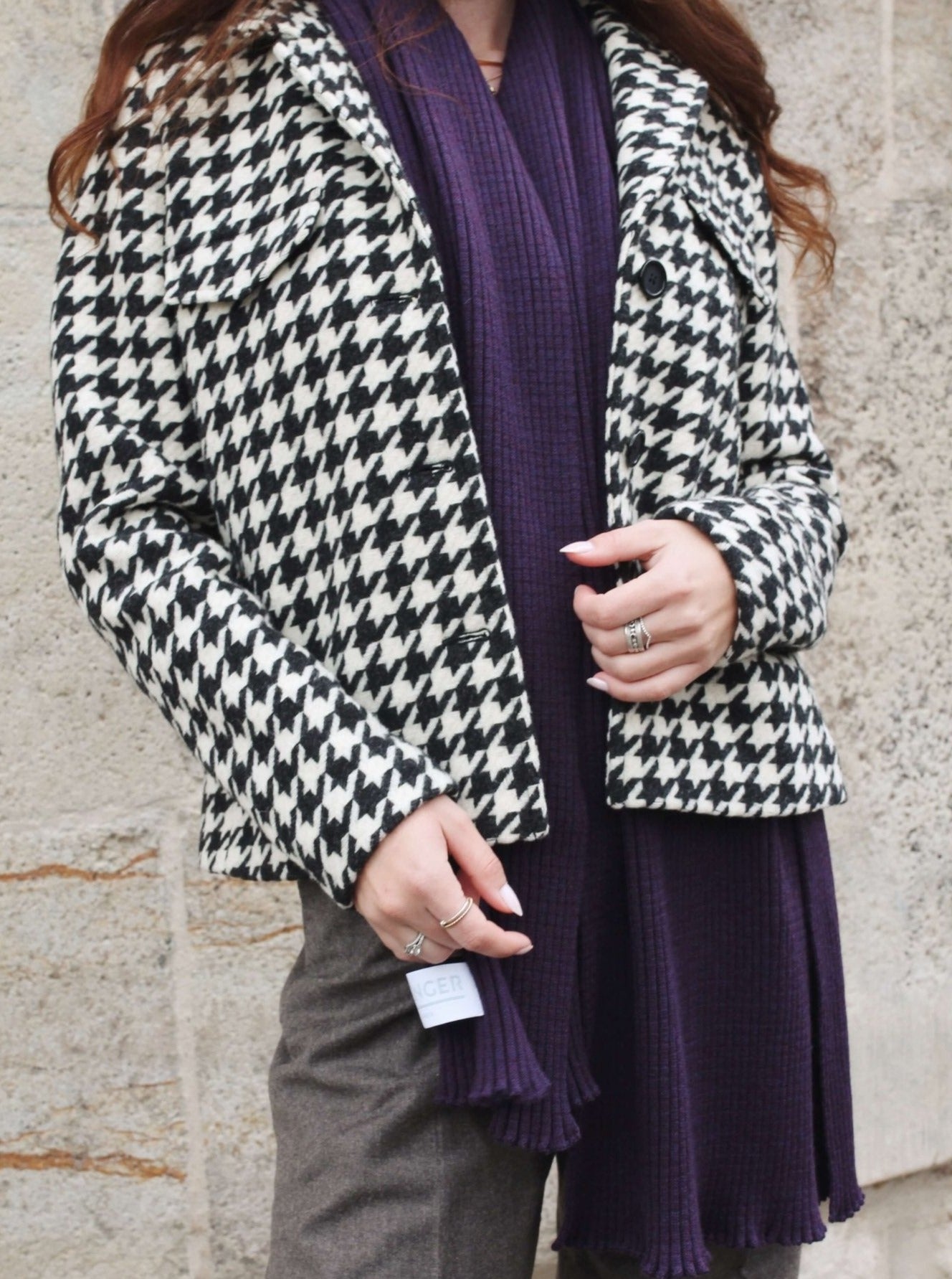 Rippenschal B2B - Lila - Front