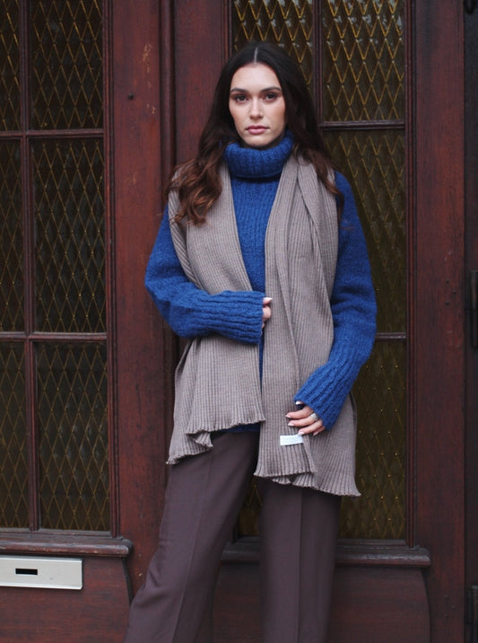 Rippenschal - Cappuccino - Front