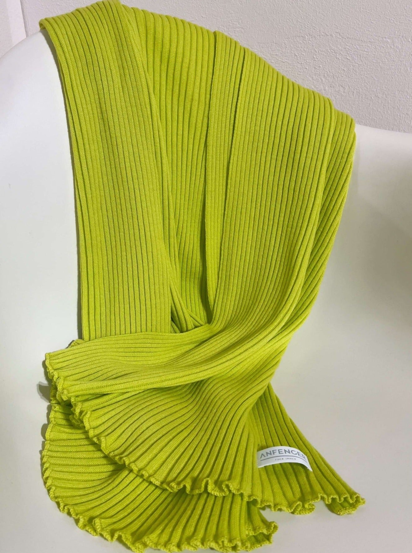 Rippenschal - Neon Gelb - Front