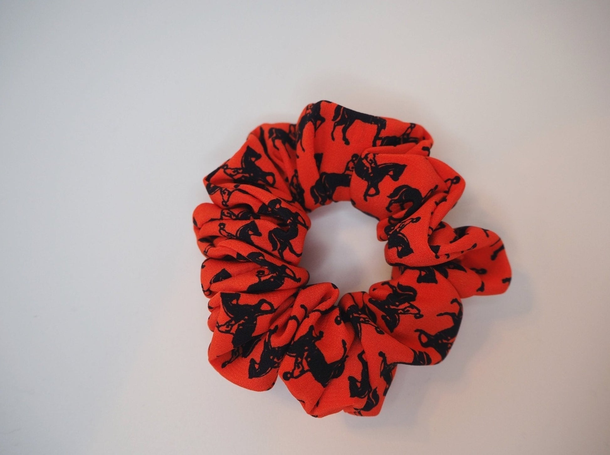 Seiden Scrunchie - Mini - Pferde