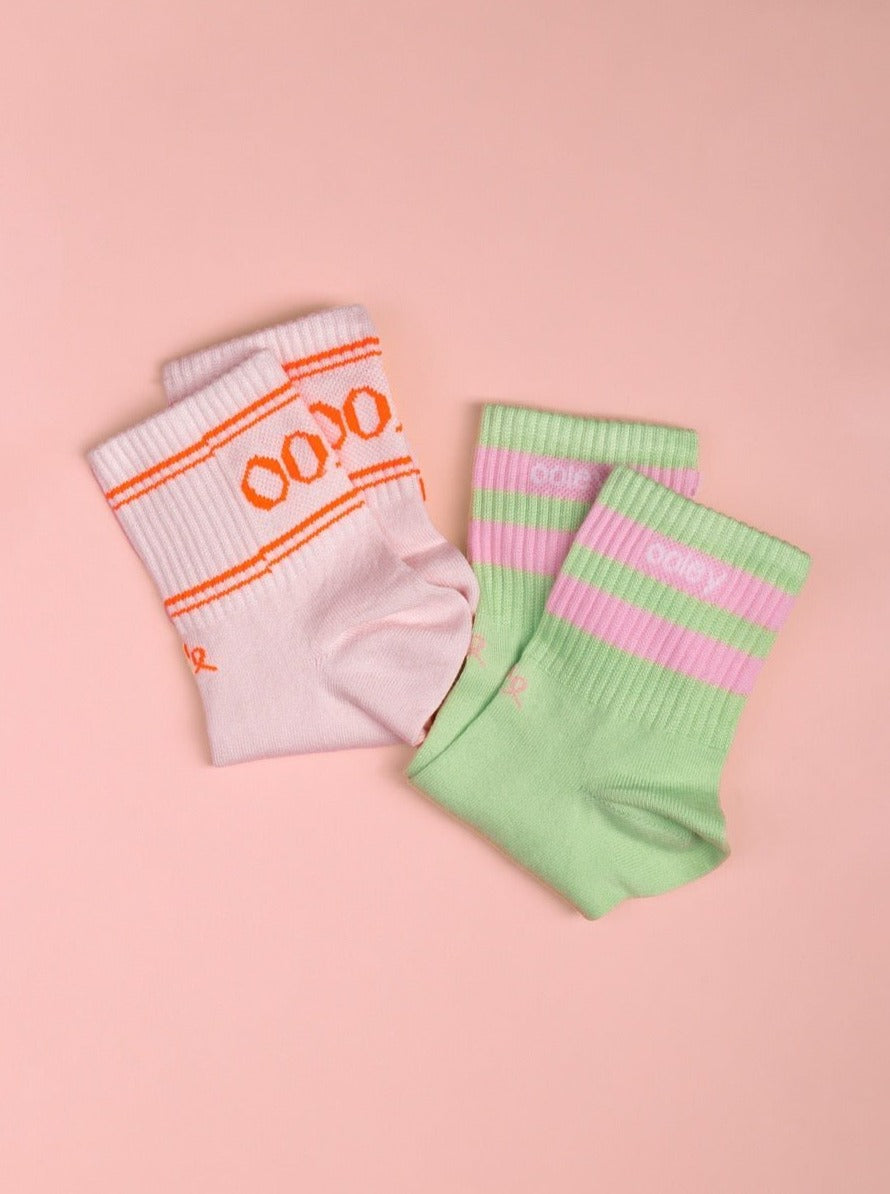 Socken - MIDI Pastel 2 Pack - NEON Butterfly