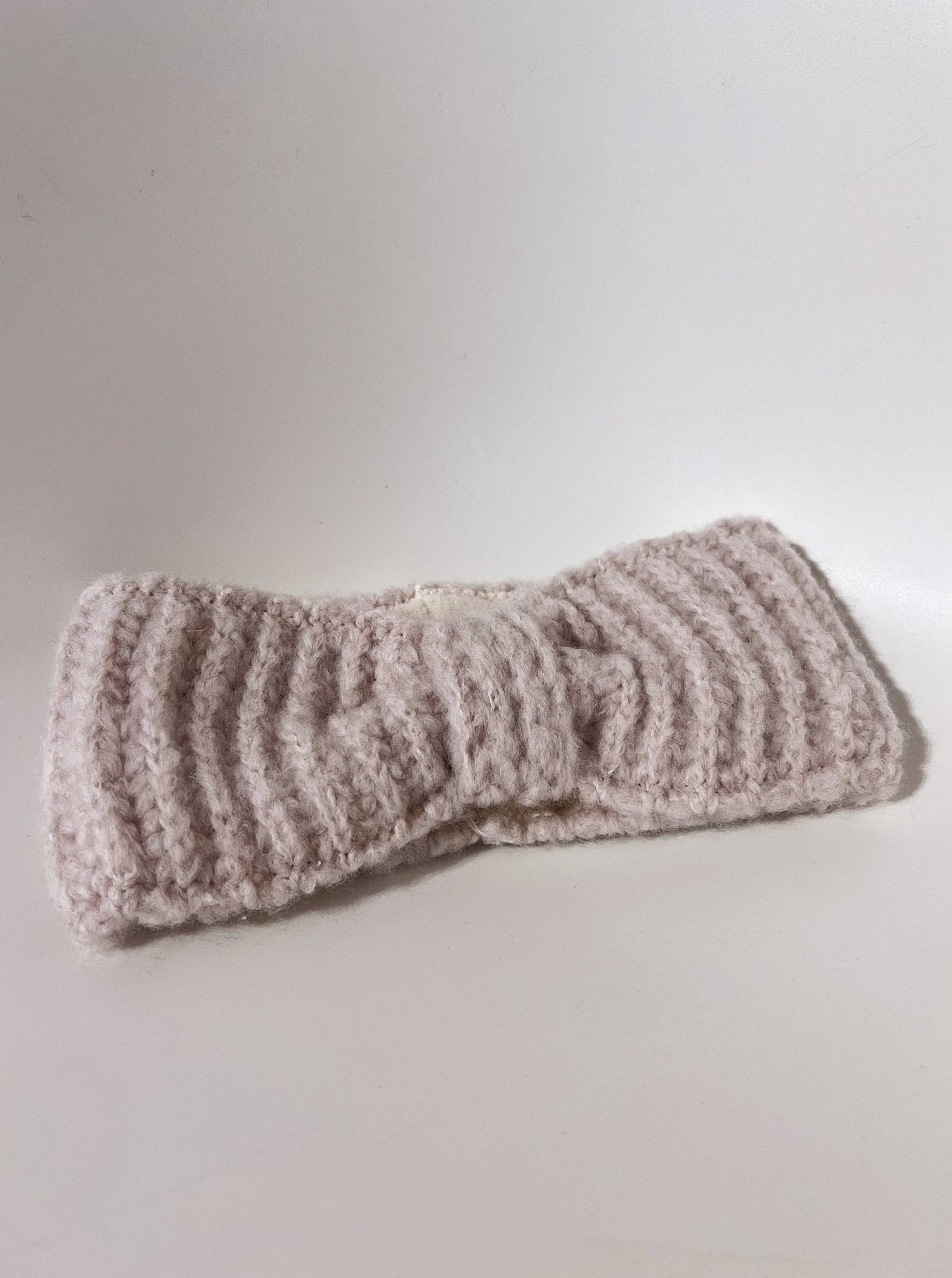Stirnband mit Schleife - Elfenbein
