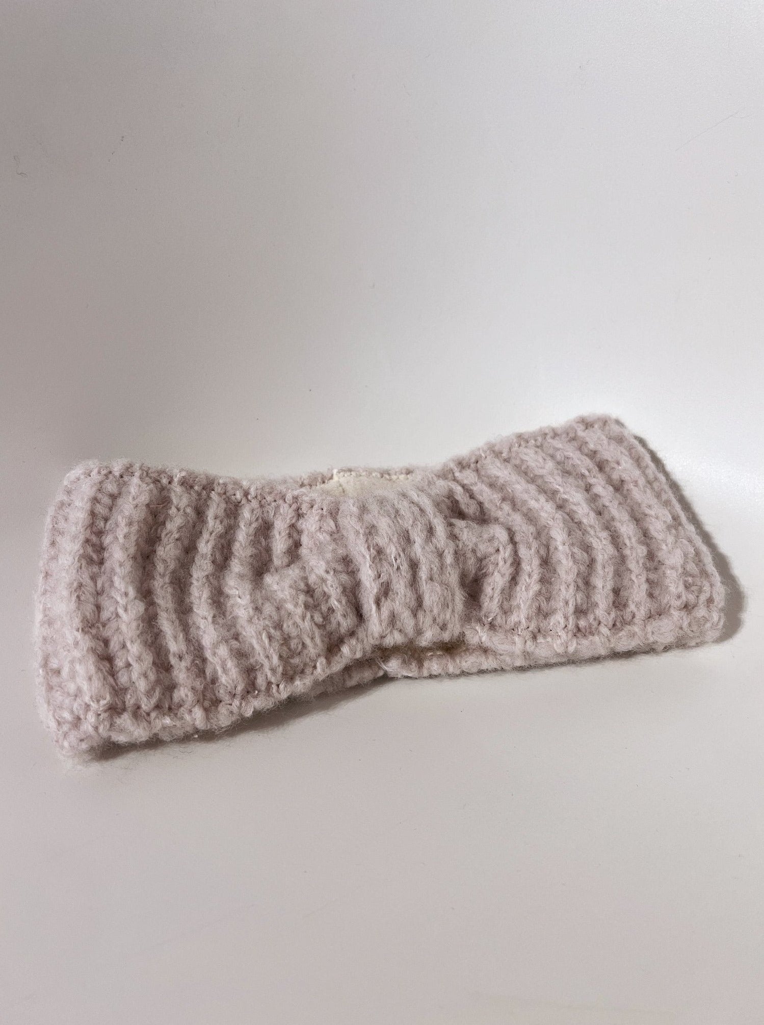 Stirnband mit Schleife - Elfenbein