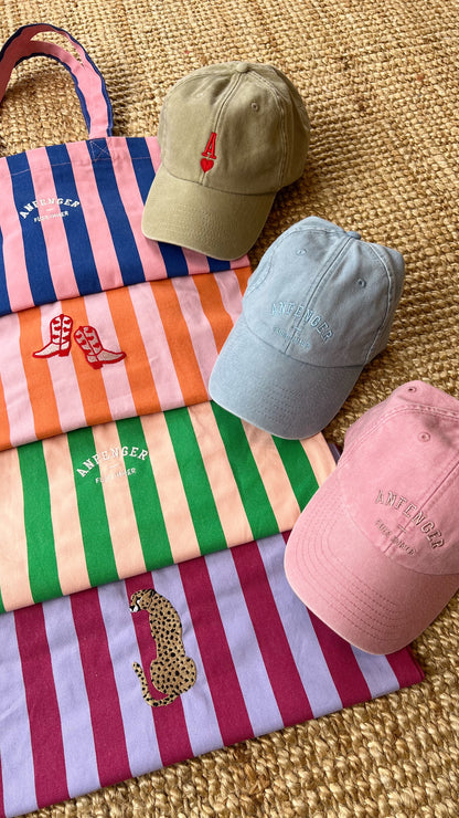 Bestickte Tasche aus Baumwolle