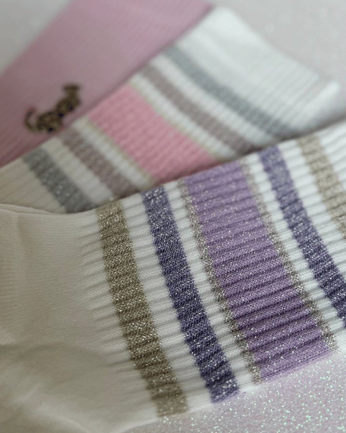 Sporty Glitter Ooley Socken