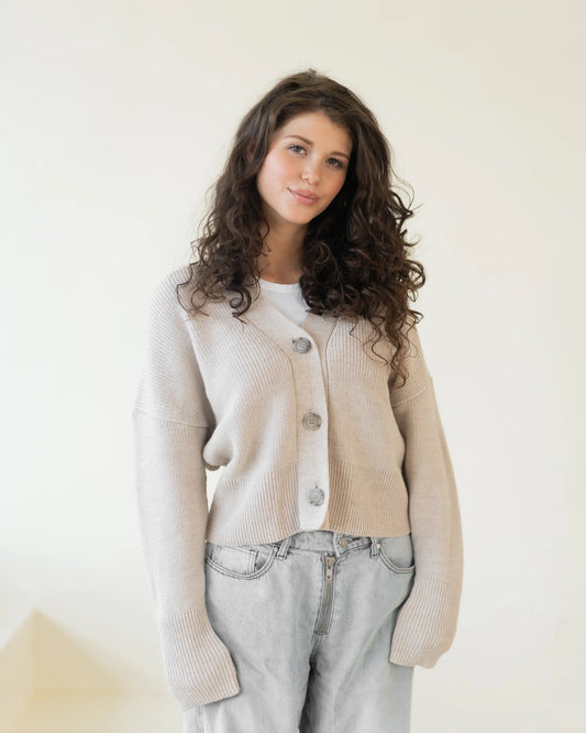 Halfen Grobstrick Cardigan