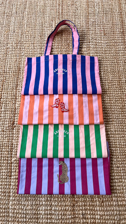 Bestickte Tasche aus Baumwolle