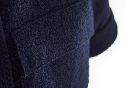 Oversize-Jacke aus Wollwalk | Damen – Halfen