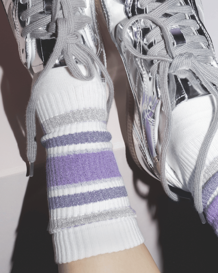 Sporty Glitter Ooley Socken