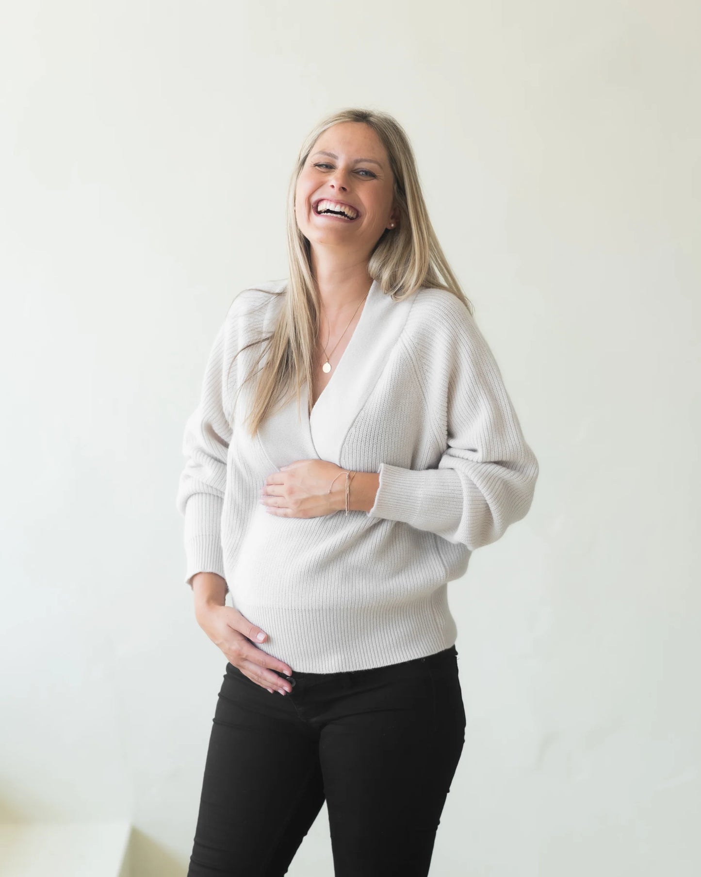 Halfen V-Neck Sweater Cashmere