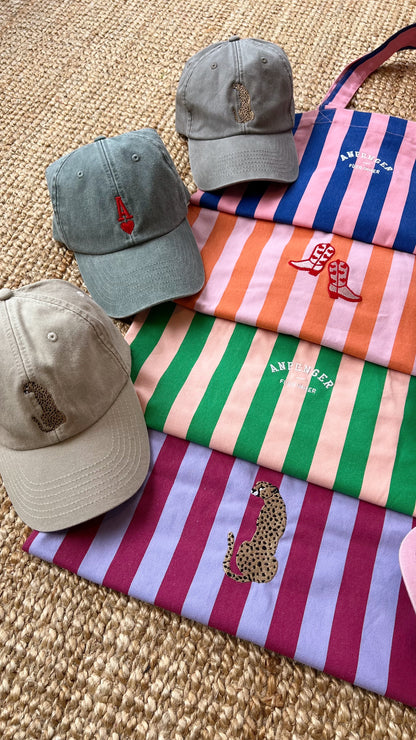 Bestickte Tasche aus Baumwolle