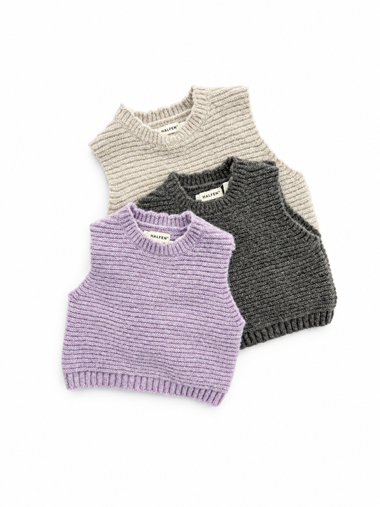 Strick-Pullunder aus Alpaka | Damen – Halfen