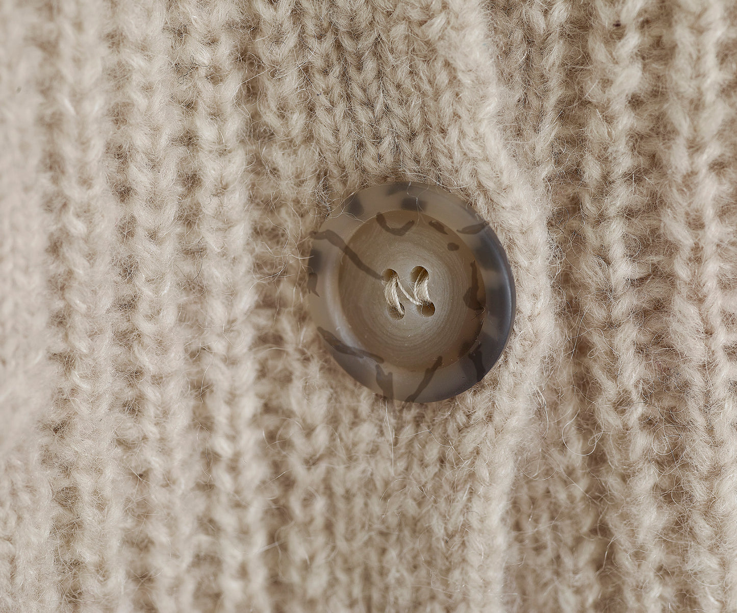 Cardigan mit Flechtdetails aus Alpaka | Damen – Halfen